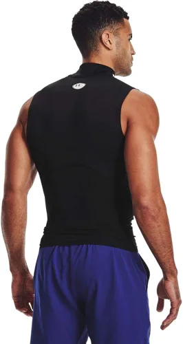 Vista 2 de Under Armour HeatGear - Camiseta de compresión sin mangas para hombre