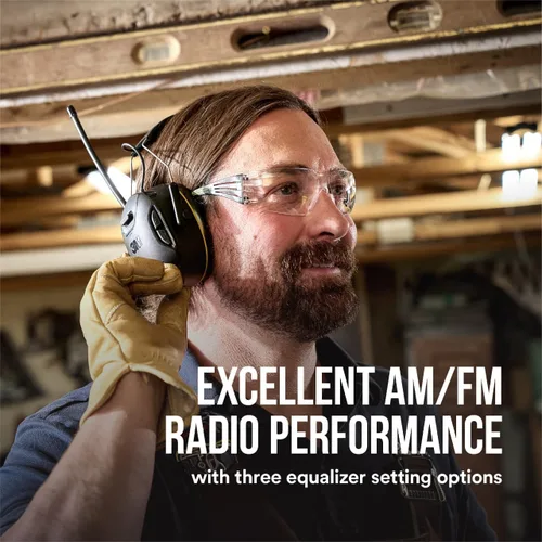 Vista 7 de Protector auditivo inalámbrico 3M WorkTunes Connect + AM/FM con tecnología Bluetooth, protección auditiva Bluetooth con una clasificación