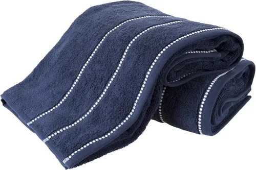 Vista 11 de Bedford Home - Juego de 2 toallas de baño de algodón de lujo, hechas de 100% algodón sin torsión, secado rápido, suave y absorbente (hueso/negro)