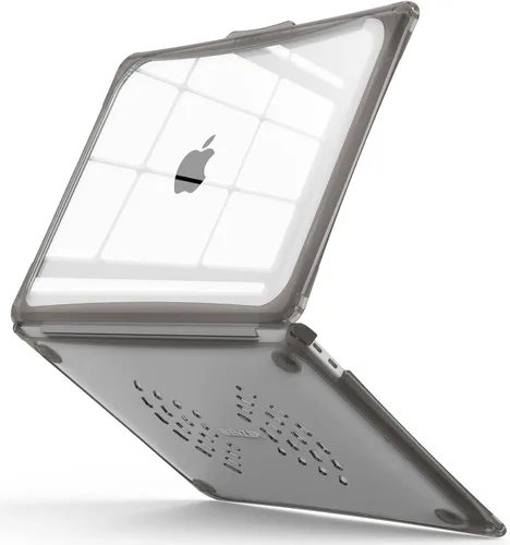 Vista 13 de IBENZER Hexpact AT13-BK - Funda compatible con MacBook Air de 13 pulgadas 2022 2021 2020 M1 A2337 A2179 A1932, funda protectora resistente