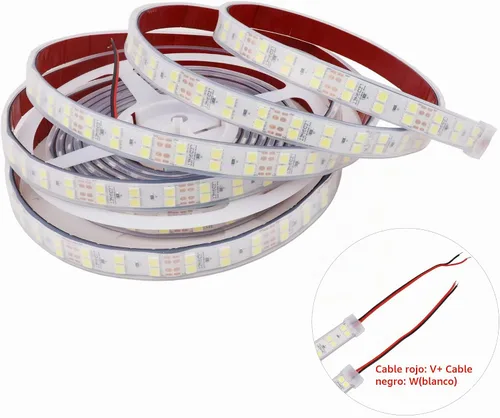 Vista 5 de LEDENET Luces de tira blancas de SMD5050 LED, fila doble 12VDC IP67 al aire
