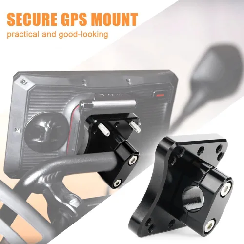 Vista 2 de xitomer Soporte GPS para Africa Twin CRF1000L 2016-2019/R1200 GS/GSA 2014-2018 / Tenere 700 2020-2024 / Super Tenere XTZ1200 / Tuareg 660 / V Storm