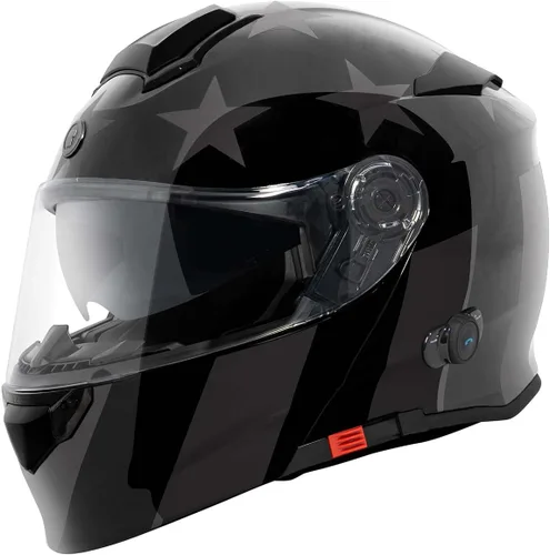 Vista 13 de Torc T-28B - Casco modular Bluetooth Dark Star
