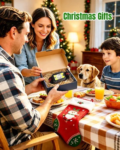Vista 14 de Paquete de 2 faros delanteros recargables, regalos de calcetines de Navidad