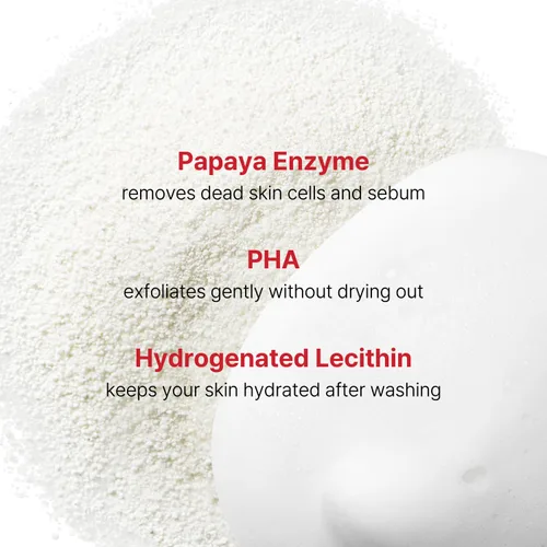 Vista 4 de Cell Fusion C Papaya Granule Peels Ultra, gel facial en polvo para pieles sensibles con enzima de papaya, aclara y limpia para una piel más suave
