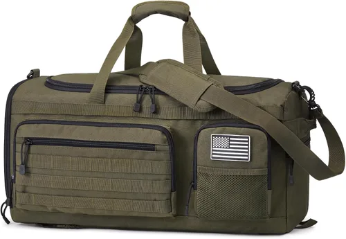 Vista 12 de G4Free Bolsa de lona 3 en 1 para viajes, gimnasio, deportes, mochila Negro