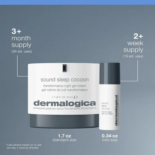 Vista 5 de Dermalogica Sound Sleep Cocoon - Gel de crema de noche para cara, hidratante revitalizante durante la noche con aceites esenciales, promueve un