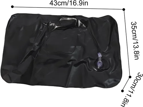 Vista 2 de Cama funcional para automóvil, colchón inflable para automóvil con 2 almohadas y 2 muelles de almacenamiento, suave y cómodo