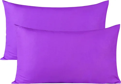 Vista 16 de Funda de almohada de lujo para niños pequeños de 12 x 16 pulgadas, 100% algodón egipcio de 800 hilos, funda de almohada suave y pequeña