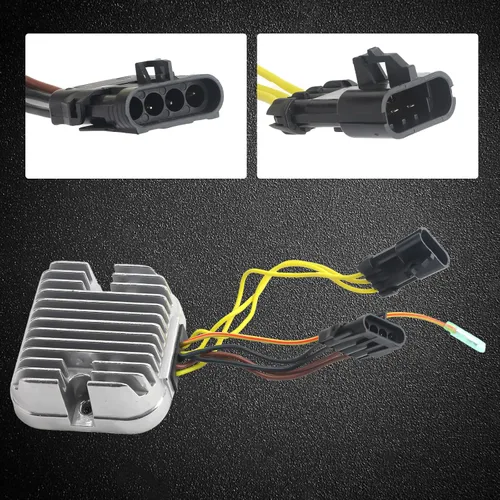 Vista 2 de Regulador de Voltaje Rectificador Para Polaris 2007-2010 Sportsman 500 700 800, Ranger 500 700 800, RZR 800, Reemplazar No.4012384 4011569 4011925