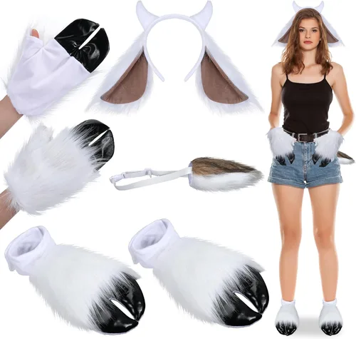 Vista 7 de Toulite Halloween Animal Costume Set Halloween Party Supplies