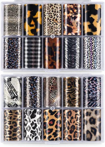 Vista 11 de JODSONE 20 rollos de láminas de encaje para uñas, hojas de transferencia de arte de uñas de encaje blanco y negro, se deben utilizar con pegamento
