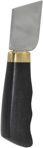 Vista 8 de DUJISO cuchillo de cuero de ébano de madera cuchillo de corte cuchillo de corte cuchillo con mango de ébano para bricolaje artesanía de cuero corte