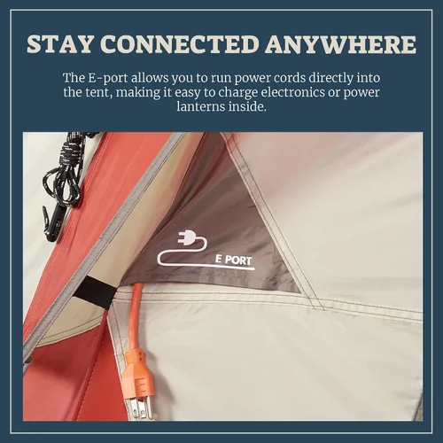 Vista 5 de Wenzel Modified Dome Camping Tent for Car Camping, Traveling, Festivals, and More