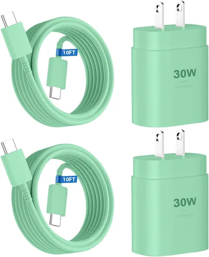 Vista 21 de Cargador USB C de 30 W para iPhone 15/15 Pro Max/15 Pro/15 Plus/Samsung Galaxy S23 Ultra/S23/S23+/S22/S22 Ultra/S22+/S22+/S21 Ultra/S20 Ultra/Note