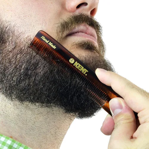 Vista 7 de Kent NU22 - Peine de bolsillo de dientes finos hecho a mano para hombres, mujeres y niños, alisador de pelo para el cuidado diario del cabello