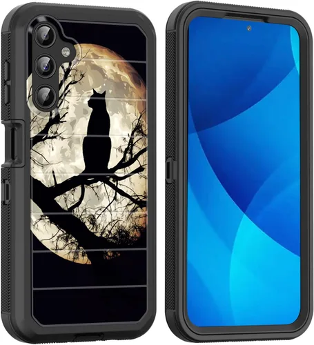 Vista 97 de Funda para Galaxy A15 5G, cuerpo completo, protección contra caídas, a prueba de polvo, resistente de 3 capas, militar, resistente, duradera