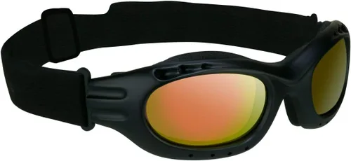 Vista 17 de Bikershades Gafas de Seguridad para Motocicleta para Hombre y Mujer. Lentes Polarizadas, Humo, Azul Espejado u Naranja, Lentes Amarillos