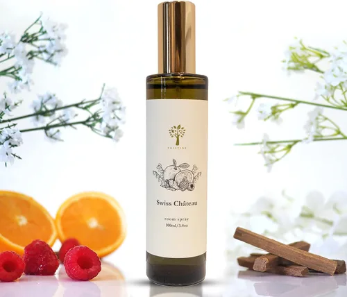 Vista 10 de PRISTINE English Country Inn Linen & Room Spray Ambientador, hecho con aceites esenciales, fragancia en aerosol para ambientes con fresa y vainilla