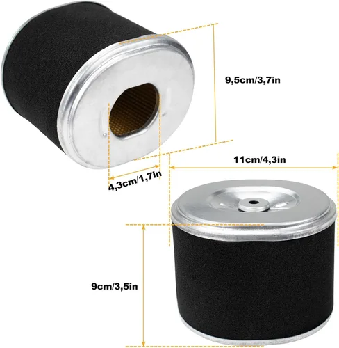 Vista 2 de Filtro de aire para Honda AFZE30 GX340 GX390 11HP 13HP 17210-ZE3-505 17210-ZE3-010 Motor de lavadora a presión y generador