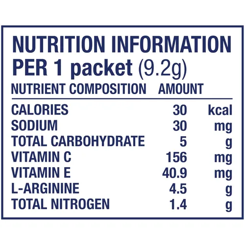 Vista 2 de Arginaid Arginina en polvo, fórmula de mezcla de bebidas con 0.14 onzas de L-arginina por porción, vitamina C y vitamina E, sabor a cereza, 0.32