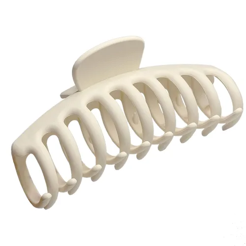 Vista 9 de OWIIZI Pinza para el cabello, 4.3 pulgadas, mate, grande, antideslizante, para cola de caballo, pinza de sujeción fuerte, pinzas de plátano