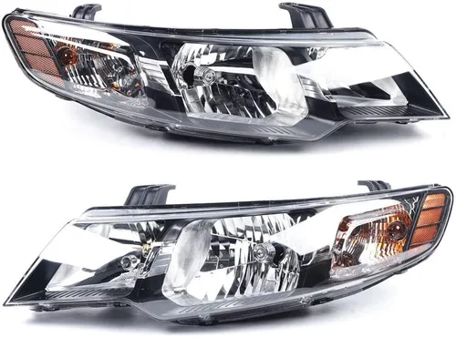 Vista 8 de Compatible con Kia Forte Koup 2010-2013 - Conjunto de repuesto de faros delanteros izquierdos, lámpara de repuesto de proyector halógeno, luz
