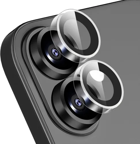 Vista 27 de Paquete de 2X2 Protector de Lente de Cámara para iPhone 17, iPhone 16 Plus/ 16 Protector de Pantalla de Lente de Vidrio Templado Cubierta de Cámara