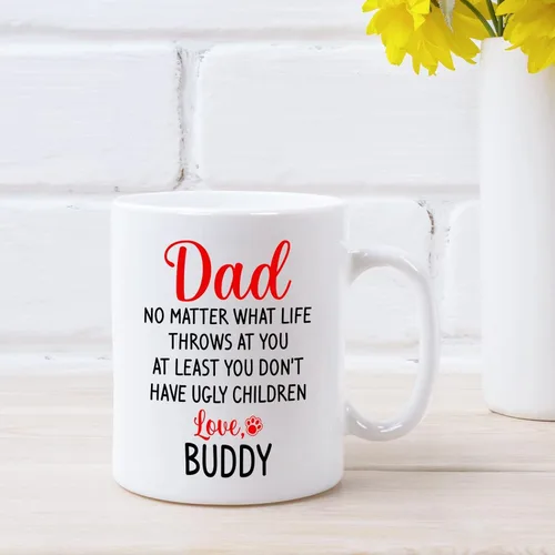 Vista 5 de Personalized Dog Dad Name Mug, Dog Lover Tea Cup Gift, Dog Father's Coffee Mug, Dog Daddy Gifts For Dog Lover, Custom Dog Dad Mug With Photo, Dog