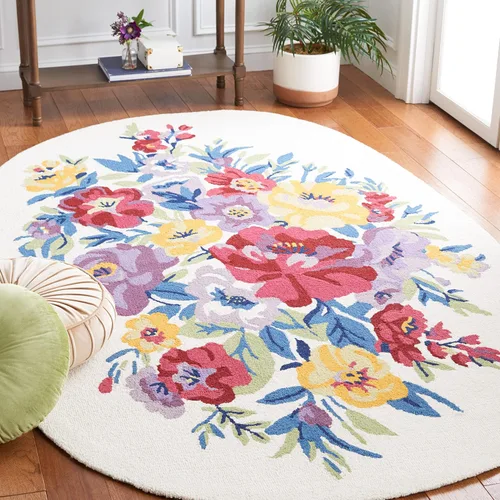 Vista 10 de SAFAVIEH Chelsea Collection - Alfombra de pasillo, 2 pies 3 pulgadas x 8 pies, negro y rosa, hecho a mano, lana floral francesa, ideal para zonas