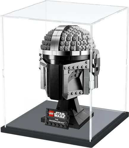 Vista 14 de Choowin Vitrina de acrílico para casco de Lego Star Wars para casco de Lego Capitán Rex, vitrinas de acrílico transparente grueso