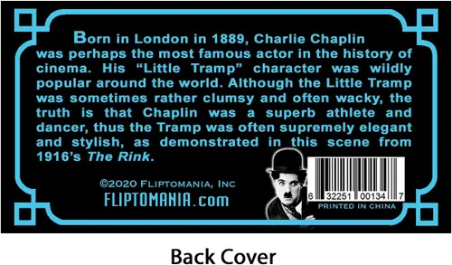 Vista 2 de Fliptomania Charlie Chaplin Flipbook 3 Pack: El circo, la fiebre del oro, la pista The Rink, The Gold Rush & The Circus on Flip Book Paper