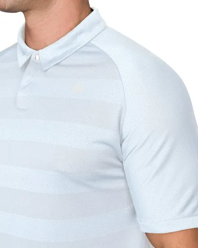 Vista 4 de Three Sixty Six Polo de golf para hombre, polos de golf con cuello de ajuste seco, ligeros y transpirables con tela elástica