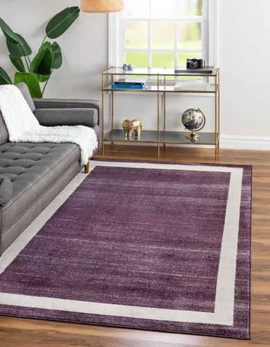 Vista 47 de Alfombra Unique Loom colección Del Mar - Maria (2,16 m x 3,05 m, Rectangular, Azul marino/ Marfil)