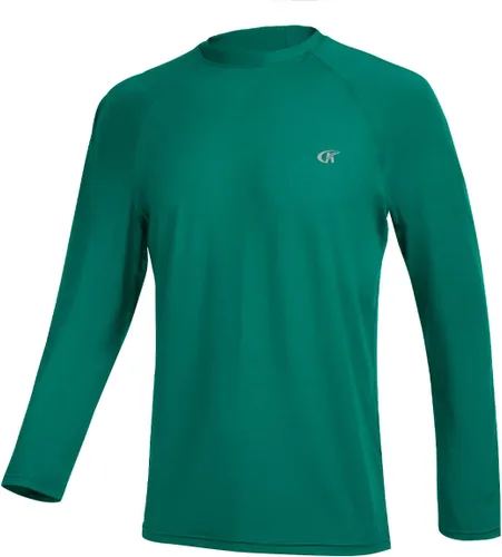 Vista 14 de Camisetas de natación de manga larga para hombres Rashguard UPF 50+ Camisa de protección solar UV Atlética Entrenamiento Correr Senderismo Camiseta