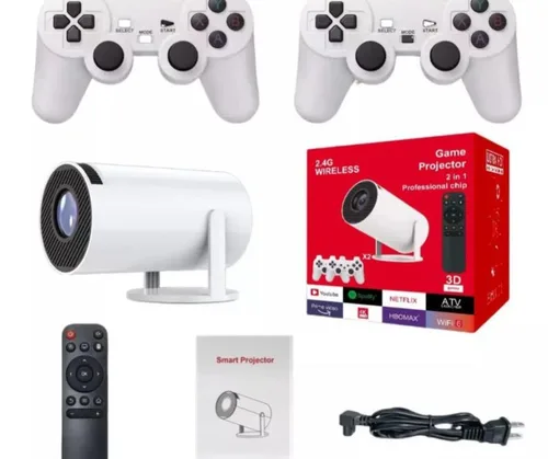 Vista 3 de Proyector Con Juegos 2En1 Professional Chip 2.4 Wireless.