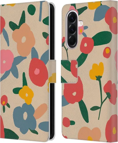 Vista 216 de Head Case Designs Officially Licensed Ninola Ditsy Flowers Yellow Nature Bold Leather Wallet Case Compatible with Samsung Galaxy A07 4G