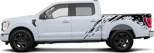 Vista 3 de Adhesivo adhesivo de vinilo para cama de barro compatible con Ford F150 2009 - Presente