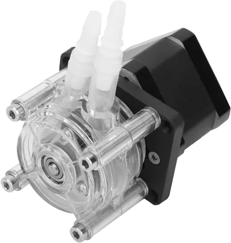 Vista 9 de Peristaltic Pump Large Flow Stepper Motor Water Pump Vacuum Dosing for Aquarium Lab Analytical Water Corrosion Resistance Steel Wheel Frame