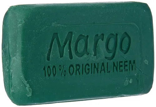 Vista 3 de Margo Jabón antibacteriano original de Neem con aceite de neem y vitamina E, paquete de 10 (3.53 oz x 10)
