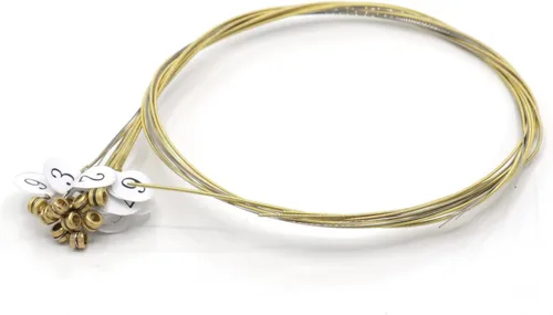 Vista 4 de Cuerdas de arpa de lira de metal prémium de 10 cuerdas, cuerdas de repuesto para arpa de lira steel core wire build, bright clear tone output