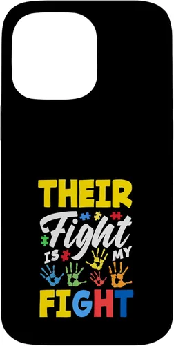 Vista 21 de Their Fight is My Fight Autism Awareness Case for iPhone 17