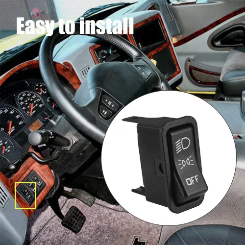 Vista 4 de Interruptor de control de faros delanteros de alta resistencia 901-5130 se adapta a 2007-2017 International CXT Lonestar MXT ProStar IC Corporation
