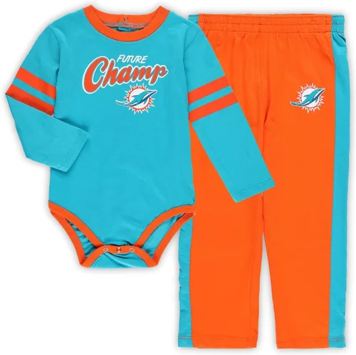 Vista 8 de Outerstuff NFL Little Kicker - Conjunto de 2 piezas para recién nacidos, mameluco y pantalón