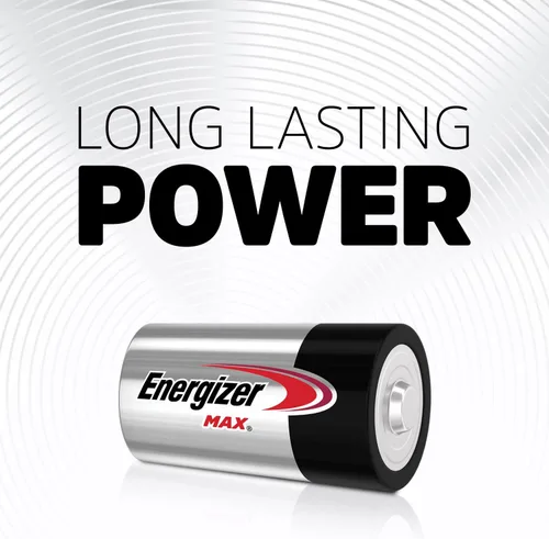 Vista 2 de Energizer MAX D Baterías, Pilas alcalinas D Cell 8 unidades (Paquete de 8)