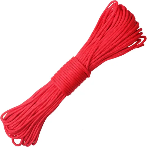Vista 14 de Paracord Cuerda de Paracaídas 550 de 9 Núcleos para Campamento, 100 pies, Verde militar