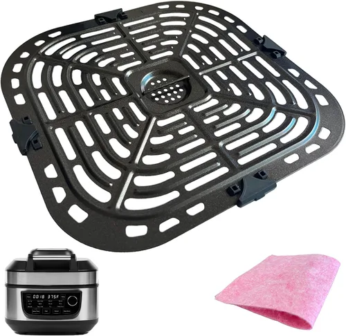 Vista 10 de ALJ Bandeja de repuesto para freidora de aire Chefman 3.7QT/3.6QT/3.5QT, revestimiento antiadherente de doble capa mejorado, sartén para freidora