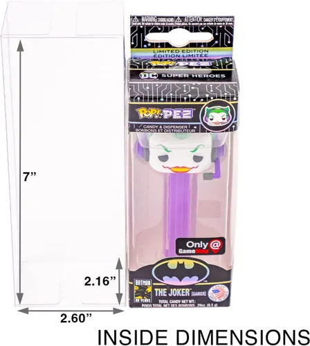 Vista 2 de Viturio Fundas protectoras compatibles con Funko Pop! Dispensadores Pez (paquete de 10)