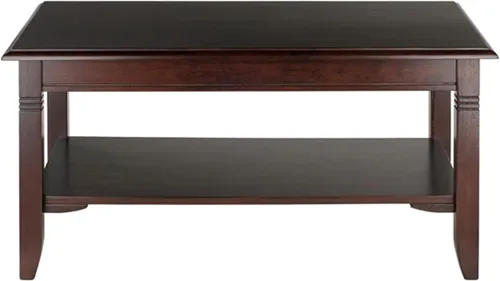 Vista 4 de Winsome Wood Nolan Occasional Table + Eugene Accent Table Bundle Madera maciza