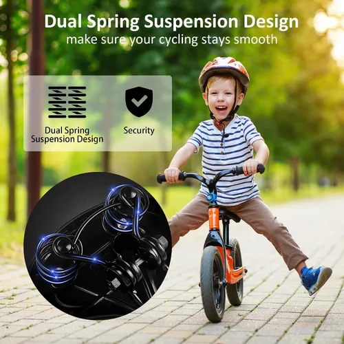 Vista 2 de Asiento de bicicleta para niños y niñas, asiento de bicicleta para niños de 12, 14, 16, 18, 20, 24 pulgadas, para niños y niñas, reemplazo